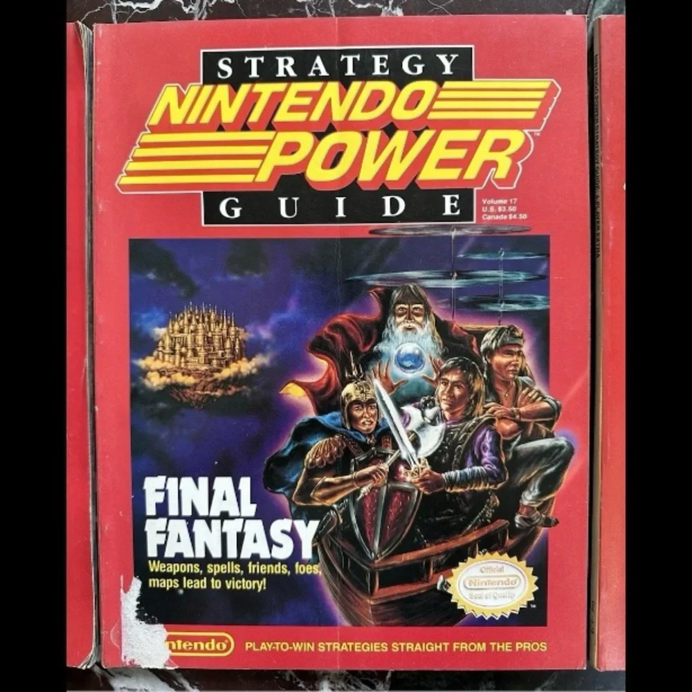 1990 NINTENDO POWER STRATEGY GUIDES NES VOL 15 17 19 FINAL FANTASY NINJA GAIDEN